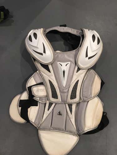 Adjustable STX White Agent Goalie Chest Protection