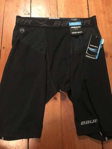 Bauer Hockey Base Layer Premium Compression Shorts Jock Large