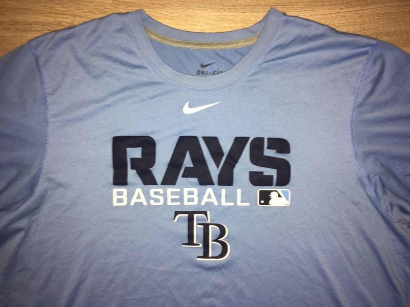 XL) New Nike Tampa Bay Rays MLB Authentic Collection Dri-FIT Shirt
