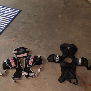 CCM And Jones Shoulder Pads. $15 Each Or Both For $25
