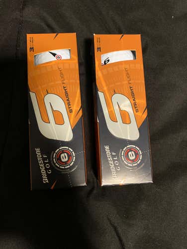 2 Sleeves New Bridgestone E6 Golf Balls
