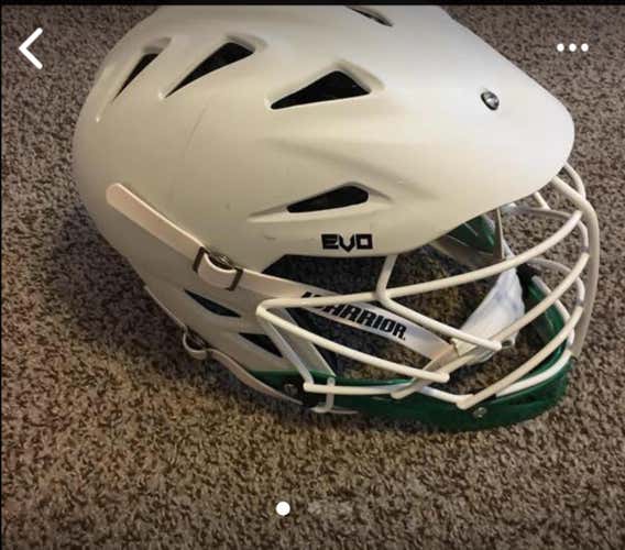 Warrior EVO Adult Helmet L/XL Slightly Used Worn Once