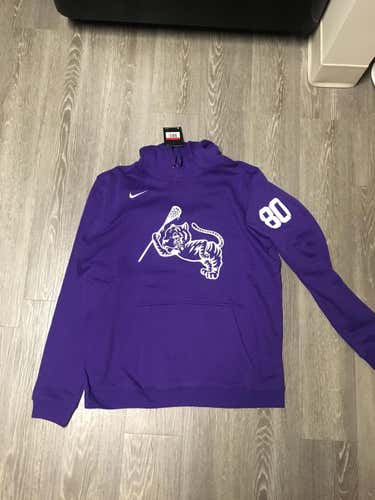 New Nike Clemson Lacrosse Sweatshirt - #80