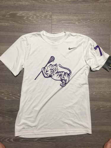 New Nike Clemson Lacrosse Shooting Shirt - #7