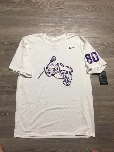New Nike Clemson Lacrosse Shooting Shirt - #80