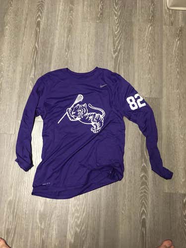 New Nike Clemson Lacrosse Long-Sleeve - #82