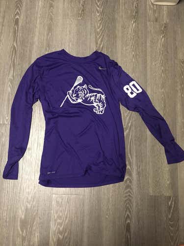 New Nike Clemson Lacrosse Long-Sleeve - #80