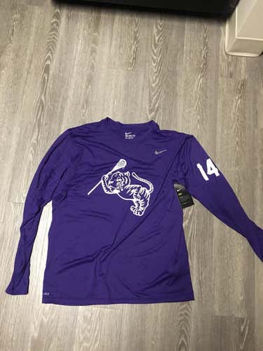New Nike Clemson Lacrosse Long-Sleeve - #14