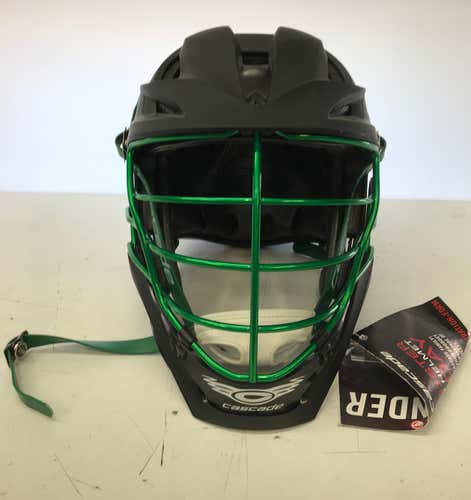 Cascade S Lacrosse Helmet Matte Black New