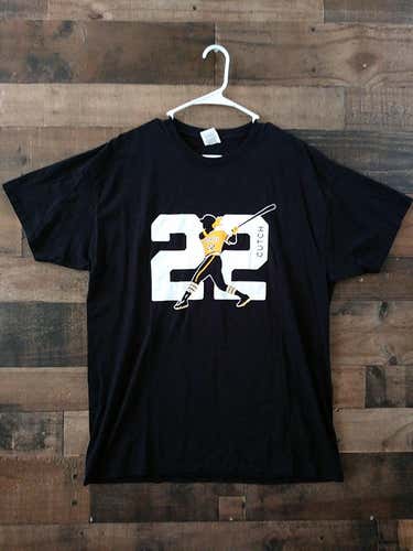 MLB Baseball PITTSBURGH PIRATES #22 Andrew McCutchen Player Shirt (XL)