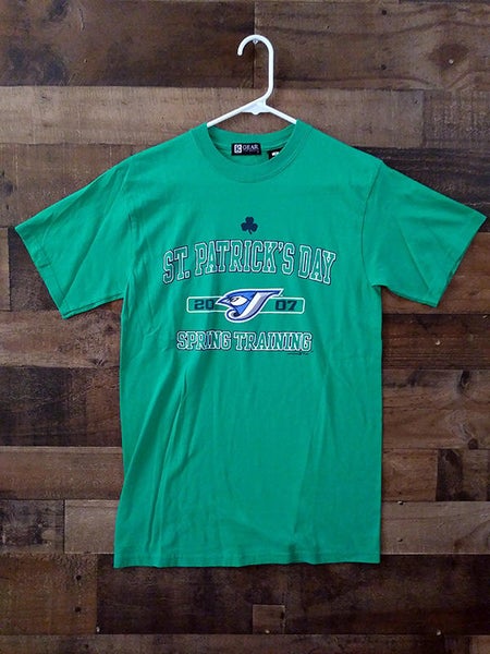 New 2007 MLB Baseball TORONTO BLUE JAYS St Patrick's Day Spring Training Shirt