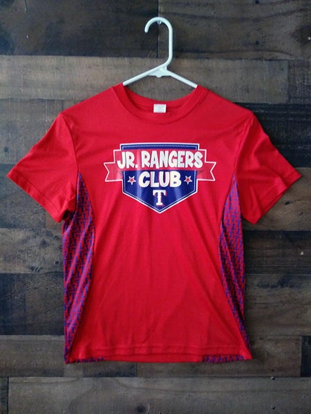 MLB Baseball TEXAS RANGERS Junior Rangers Club Youth Polyester Team Shirt