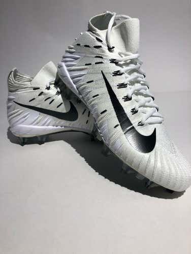 Nike Alpha Menace Elite Football Cleats Mens White Black Size 10