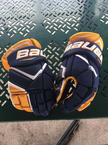 Bauer Vapor 1X 14" Blue Yellow Gloves