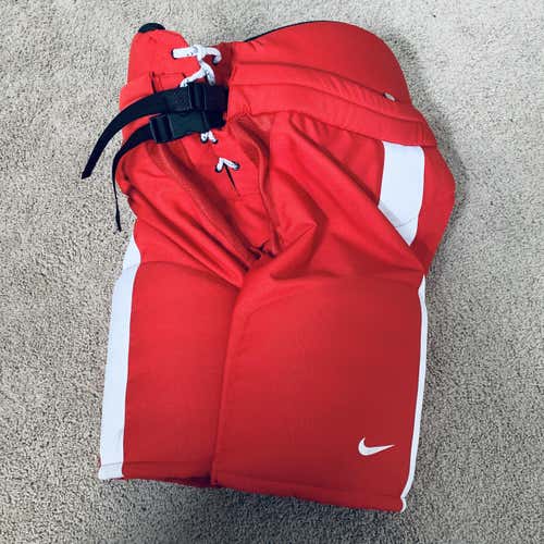 Pro Stock Nike Hockey Pants Senior XL Red/White Bauer CCM