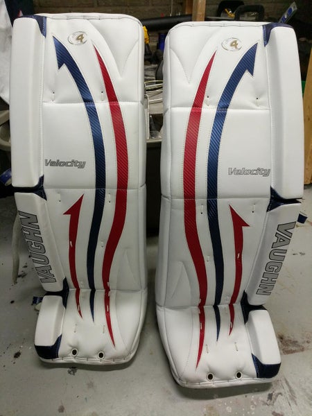 Vaughn Velocity V4 Goalie Leg Pads Senior Pro Stock