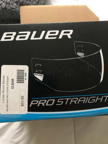 New Bauer Pro Straight Visor