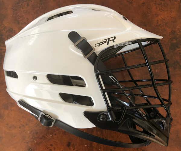 BNWT Cascade CPX- R Helmet. White Shell. Black Mask & Chin Strap. No trades Please.