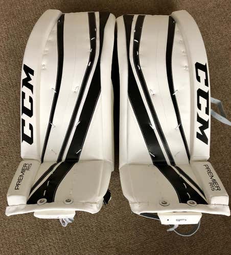 NEW CCM Premier R1.5 Sr. Goalie Leg Pads, 34+1