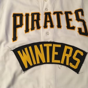 WINTERS Pittsburgh Pirates Team Issued MLB Jersey Nameplate Tag
