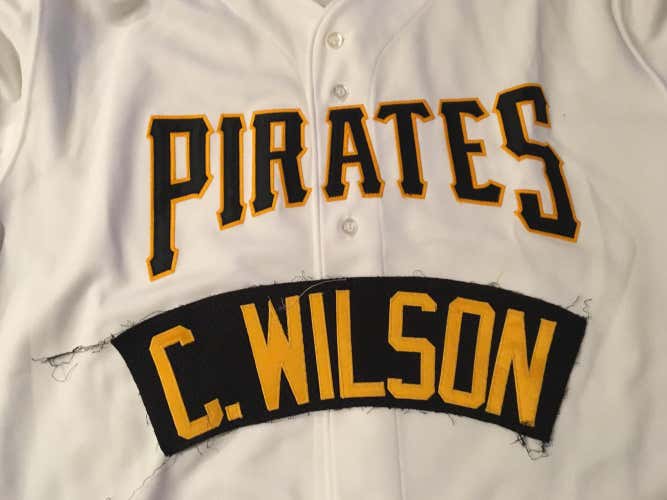 Craig Wilson Pittsburgh Pirates Team Issued MLB Jersey Nameplate Tag