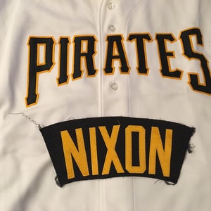 NIXON Pittsburgh Pirates Team Issued MLB Baseball Jersey Nameplate Tag