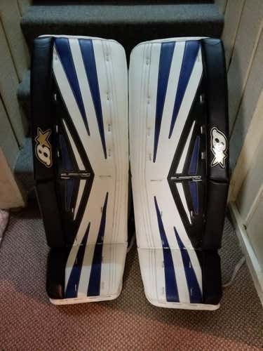 EXCELLENT SHAPE - CLEARANCE - Brian's Subzero 6.0 Goalie Leg Pads Senior Pro Stock