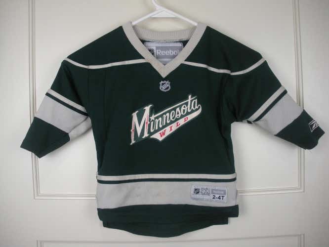 MINNESOTA WILD Reebok Green Hockey Jersey Toddler Size: 2-4 T