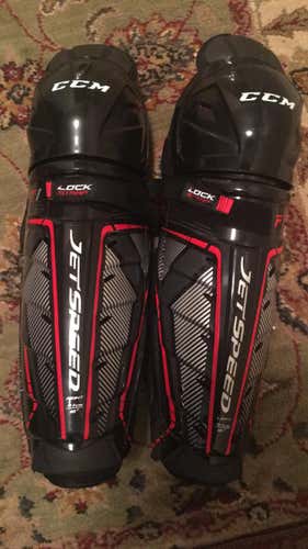CCM Jetspeed FT1 Shin Guards Senior 16”