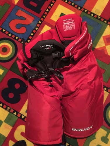 Red Bauer Vapor Apx2 Pants Sr XL
