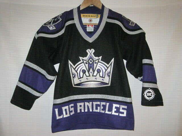 Los Angeles Kings Hockey Jersey kids boys S/M black
