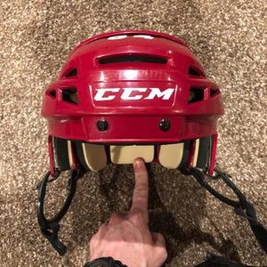 Arizona Coyotes Red/Maroon CCM Vector V08 Helmet Pro Stock Small