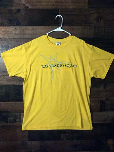 MLB Baseball TAMPA BAY RAYS WHNZ WDAE Sports Radio Broadcasters Staff Shirt