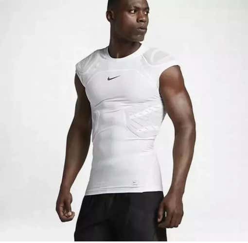 Nike Hyperstrong 4 Padded Football Sleeveless Shirt White (838431-100) Men's XL