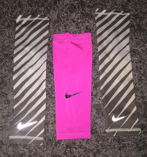 Lot Of 3 Nike Arm Sleeves