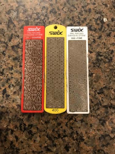 Swix 200, 400 & 600 Grit Diamond Stones - 100mm
