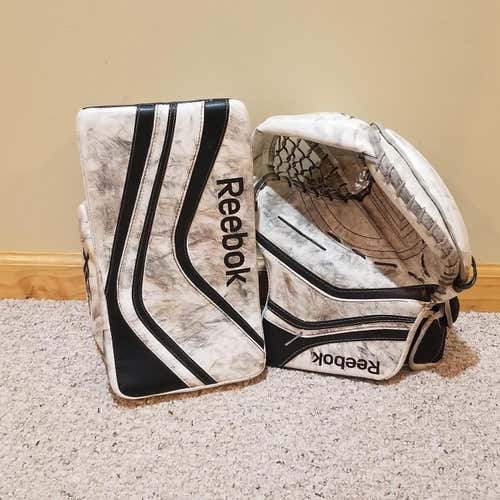 Reebok Premier X28 Goalie Glove & Blocker Regular Senior