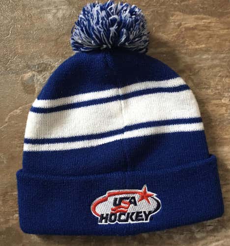 Usa Hockey Labatt Blue Knit Hat