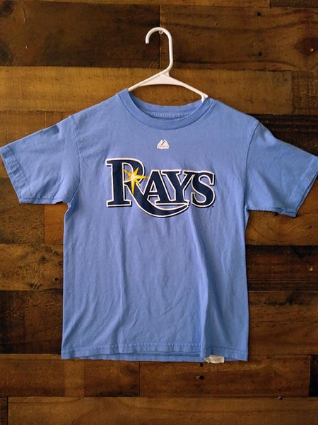 Majestic MLB Baseball TAMPA BAY RAYS #3 Evan Longoria Player Shirt