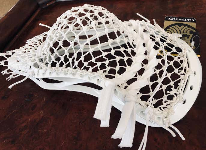 BNWT Brine Clutch Elite X,  BN STX Knot Mesh, Jimilax Sidewall/Top String, StringKing Nylon Shooter