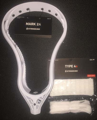 New StringKing 2A Lacrosse Head with Mesh      No Trades