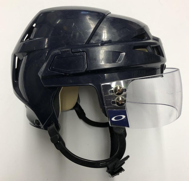CCM VECTOR V08 PRO STOCK HOCKEY HELMET NAVY BLUE SMALL 3993