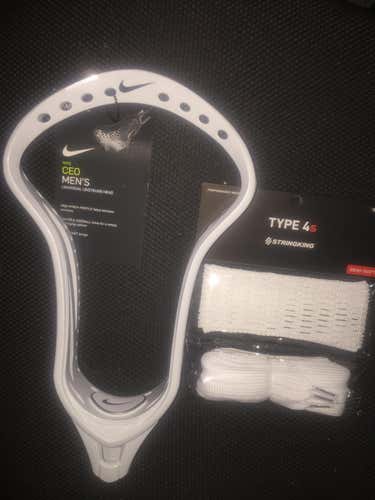Brand New Nike CEO Lacrosse Head with Mesh!!   No Trades