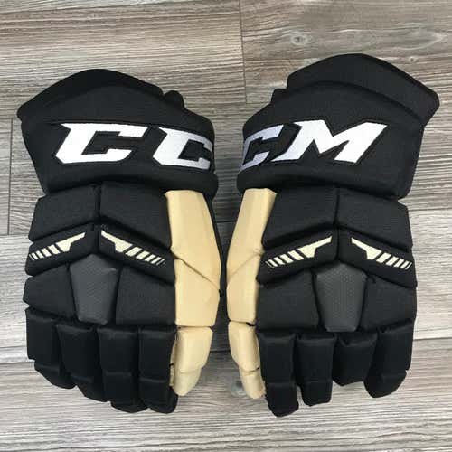NEW! CCM TACKS PENGUINS AHL PRO STOCK HOCKEY GLOVES 14" WILKES-BARRE SCRANTON