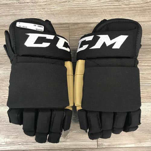 NEW! CCM CARL HAGELIN PITTSBURGH PENGUINS NHL PRO STOCK HOCKEY GLOVES 14" SB CANADA MADE