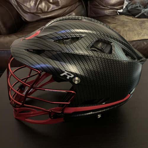 Cascade R Kevlar W/ Red Chrome Face Mask