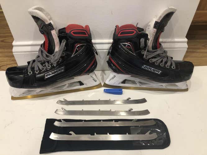 Bauer Vapor 1X Goalie Skates Senior Pro Stock Size 9
