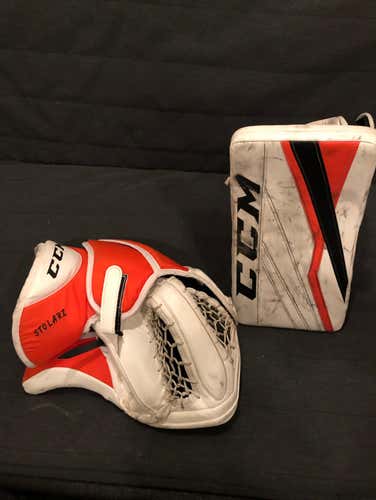 CCM EFlex 3 Pro Stock Goalie Glove Set