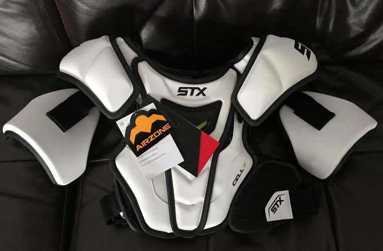 STX CELL IV 4 Chest Shoulder Pads New Nwt Large L  Lacrosse Lax