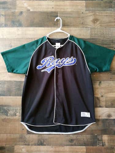 Defunct MLB Baseball TAMPA BAY DEVIL RAYS Embroidered Button Jersey